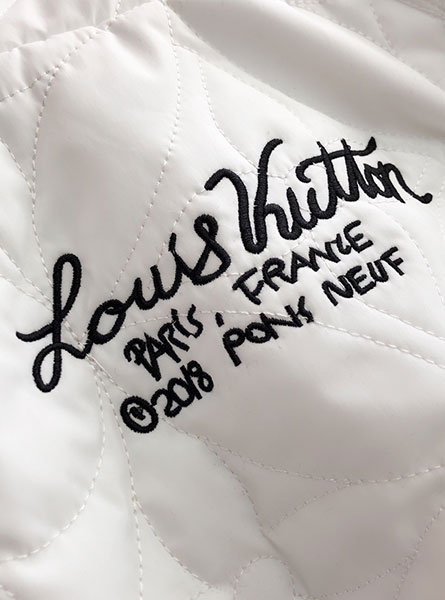 LV/路易威登2020 Lois Vitn/路易秀场同款白色羽绒服