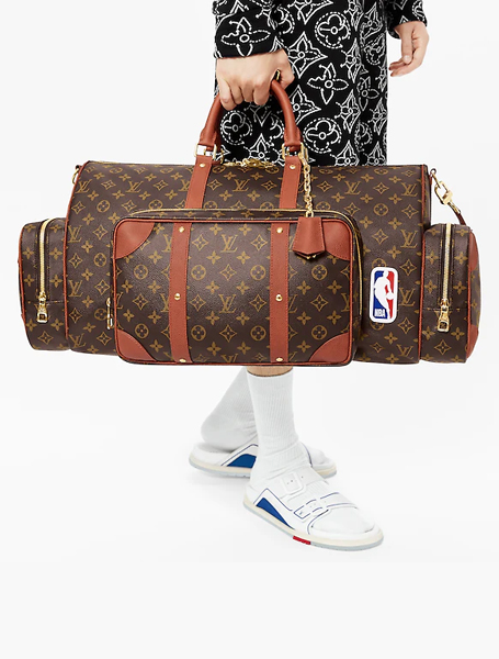 LV高仿包包 路易威登a货包包 LV联名NBA Keepall Trio Pocket 两包合一旅行袋