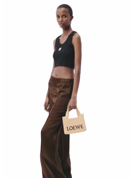 高仿罗意威|A货女包 Loewe罗意威新款Tote编织迷你包，托特包