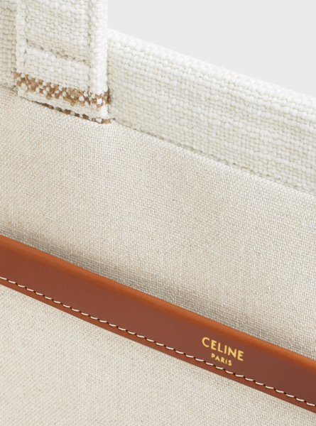 Celine高仿包包 A货CELINE托特包 大号CELINE提花条纹织物手袋