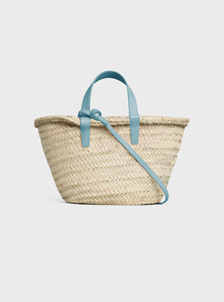 Celine高仿包包 | 瑟琳TEEN TRIOMPHE经典棕榈叶和牛皮革提篮包