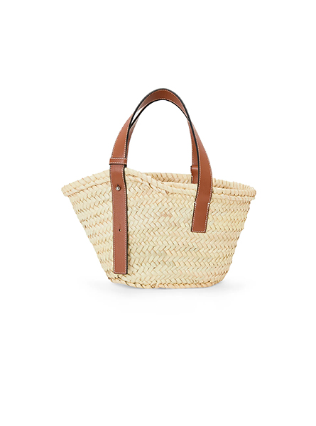 高仿罗意威女包|A货LOEWE包包 小 中 大 号棕榈叶和牛皮革 Basket 手袋