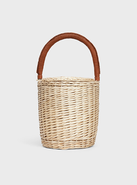 Celine高仿包包 |瑟琳 夏季新款，草编系列包包 植物材料和牛皮革提篮包