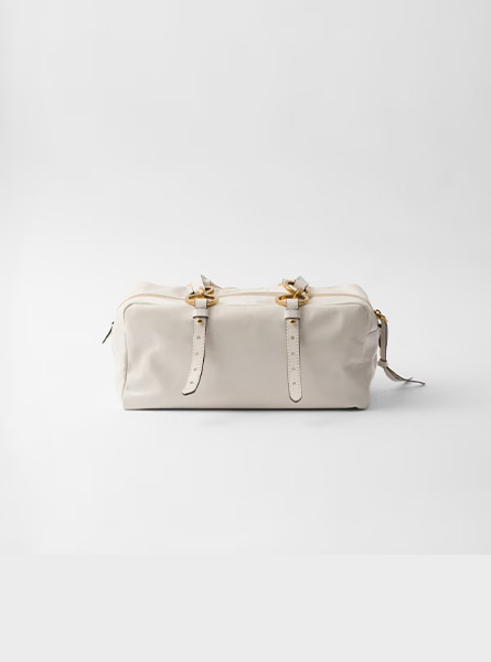 高仿PRADA包包 | A货普拉达女包 2025夏季PRADA新款 Prada Dangle中号皮革手提包