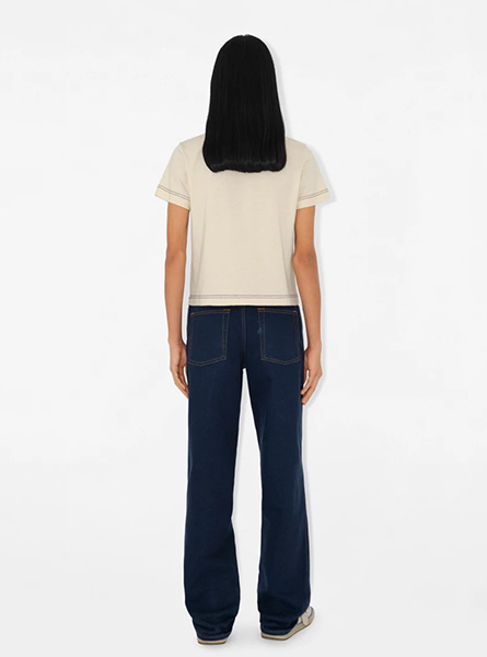 BURBERRY高仿女装 | 巴宝莉 A货服装 2025夏季BURBERRY新款 方正版型棉质 T 恤衫