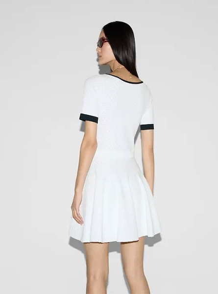 GUCCI高仿女装 | 古驰A货服装  2025夏季GUCCI新款 饰嵌花织物连衣裙