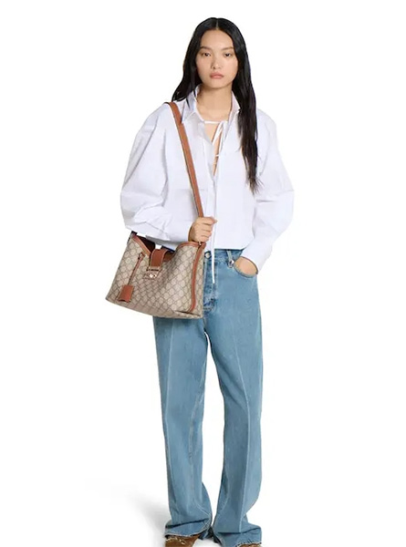 高仿GUCCI包包 | A货古驰女包 2025夏季GUCCI新款 Padlock系列中号肩背包