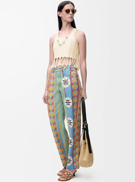 LOEWE高仿女装 | 罗意威A货服装  2025夏季LOEWE新款 棉质上衣