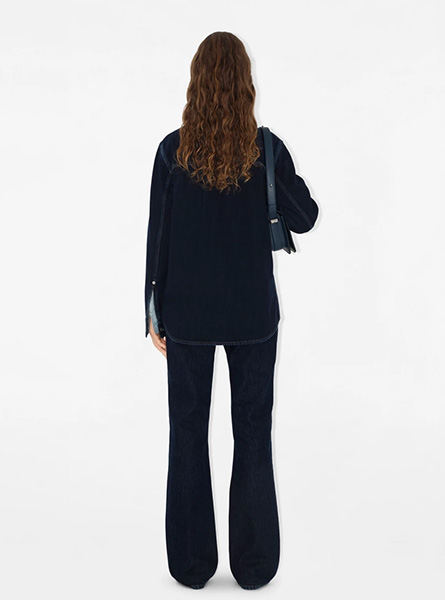 BURBERRY高仿女装 | 巴宝莉 A货服装 2025夏季BURBERRY新款 常规版型牛仔衬衫