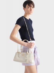 高仿PRADA包包 | A货普拉达女包 2025夏季PRADA新款中号Prada Galleria皮革手袋
