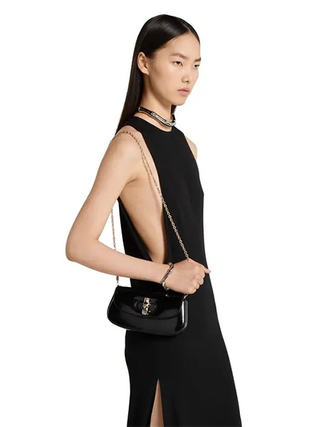 高仿GUCCI包包 | A货古驰女包 2025夏季GUCCI新款 Gucci Bamboo Night系列小号手袋