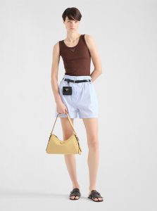 高仿PRADA包包 | A货普拉达女包 2025夏季PRADA新款Prada Aimée中号皮革单肩包