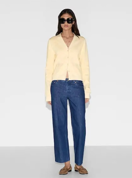 GUCCI高仿女装 | 古驰A货服装  2025夏季GUCCI新款 精棉GG提花针织开衫