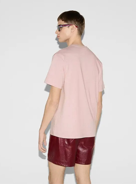 GUCCI高仿男装 | 古驰A货服装  2025夏季GUCCI新款 饰刺绣针织棉T恤