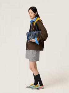 高仿MIUMIU包包 | A货缪缪包包 2025夏季MIUMIU新款 矢车菊蓝 Beau皮革手袋
