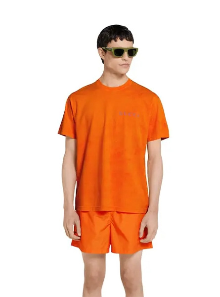 GUCCI高仿男装 | 古驰A货服装  2025夏季GUCCI新款 印花针织棉T恤