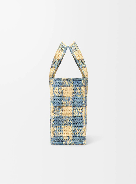 高仿LOEWE包包 | A货罗意威包包 2025年LOEWE新款 小号拉菲草 LOEWE Font Tote 手袋