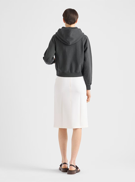 PRADA高仿女装 | 普拉达 A货服装  2025夏季PRADA新款 简约Sablè半身裙