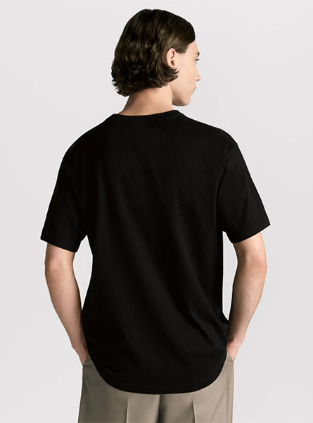 DIOR高仿男装 | 迪奥 A货服装  2025夏季DIOR新款 黑色Dior Icons T 恤