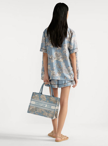 高仿DIOR包包 | A货迪奥女包 2025秋季DIOR新款 太空蓝中号 Dioriviera Book Tote 手袋