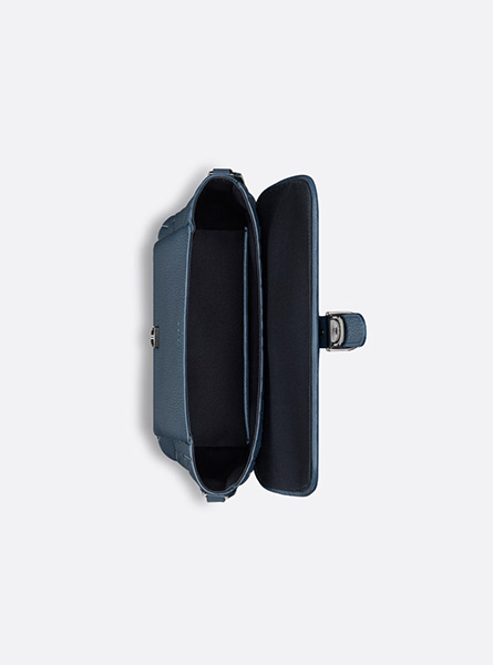 高仿DIOR包包 | A货迪奥男包 2025秋季DIOR新款 海军蓝中号 Dior Daily 翻盖信使包