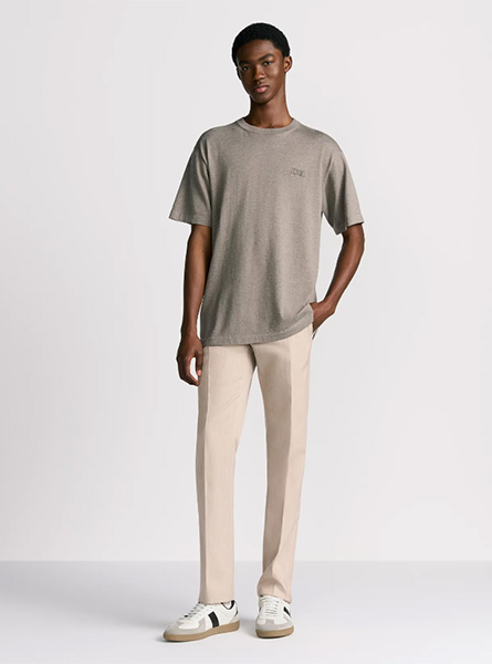 DIOR高仿男装 | 迪奥 A货服装  2025夏季DIOR新款 米色Dior Icons T 恤