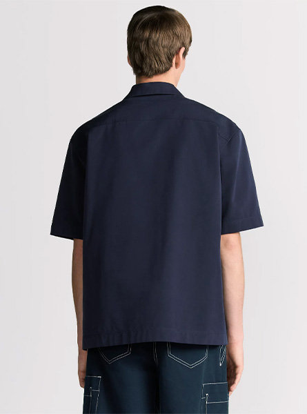DIOR高仿男装 | 迪奥 A货服装  2025夏季DIOR新款 蓝色Polo 衫