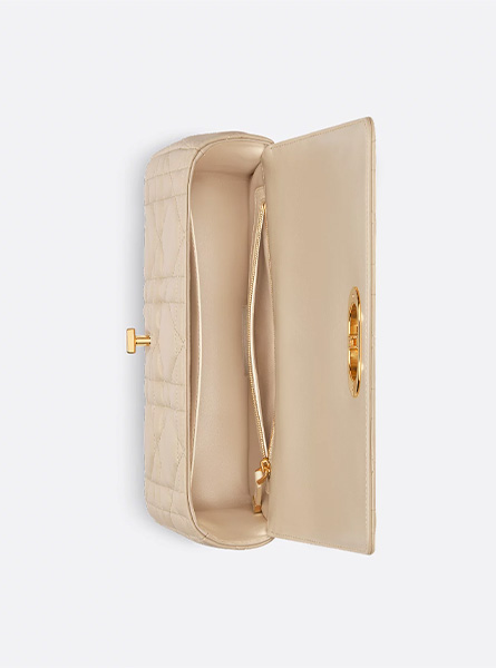 高仿DIOR包包 | A货迪奥女包 2025秋季DIOR新款 胭脂米色中号 Soft Dior Caro 手袋