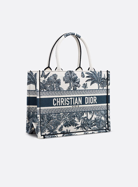 高仿DIOR包包 | A货迪奥女包 2025秋季DIOR新款 蓝色中号 Dioriviera Book Tote 手袋
