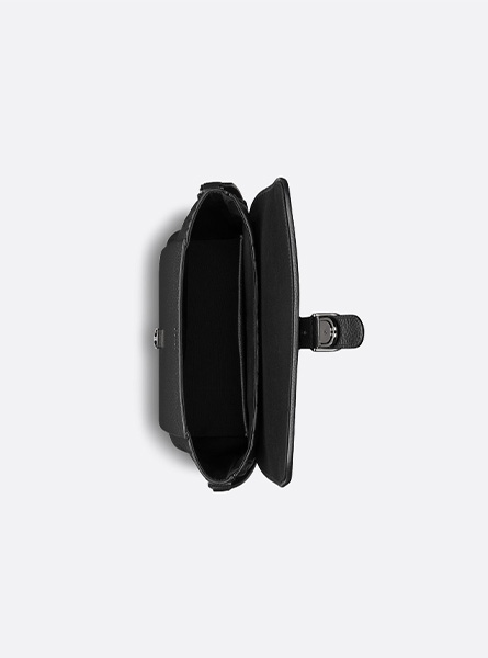 高仿DIOR包包 | A货迪奥男包 2025秋季DIOR新款 黑色中号 Dior Daily 翻盖信使包