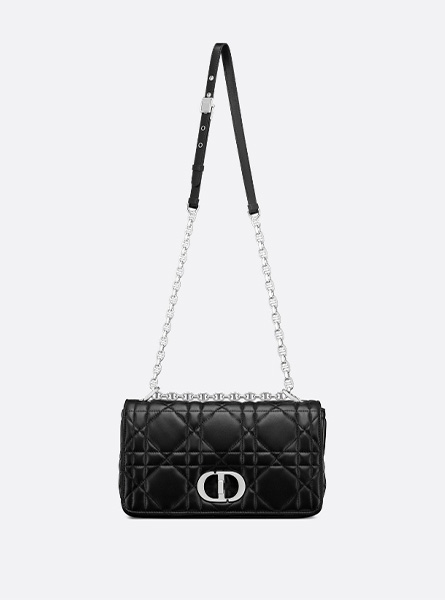 高仿DIOR包包 | A货迪奥女包 2025秋季DIOR新款 黑色中号 Soft Dior Caro 手袋