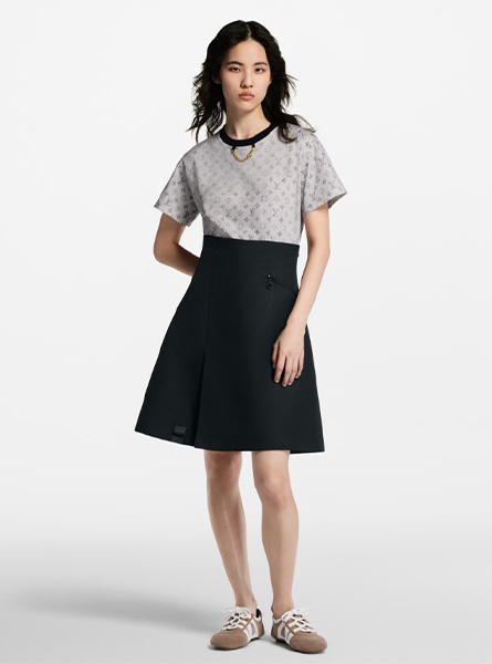LV高仿女装 | 路易威登 A货服装  2025早秋LV新款 MONOGRAM 水洗图案 T 恤