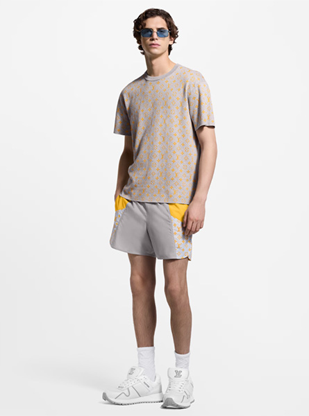 LV高仿男装 | 路易威登 A货服装  2025早秋LV新款 MONOGRAM 短袖圆领衫
