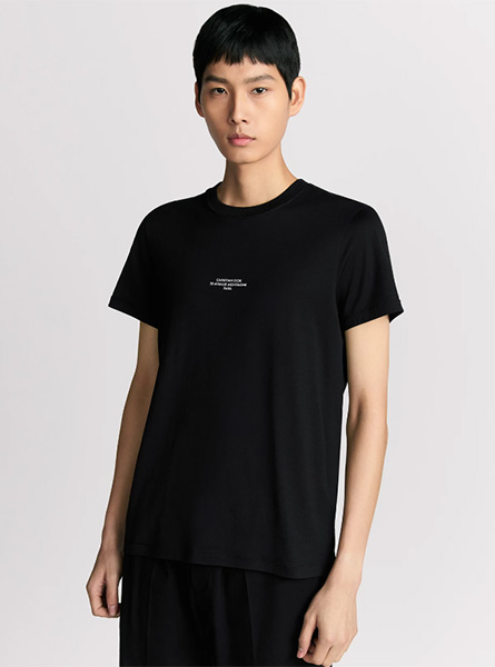 DIOR高仿男装 | 迪奥 A货服装  2025夏季DIOR新款 黑色常规版型 T 恤
