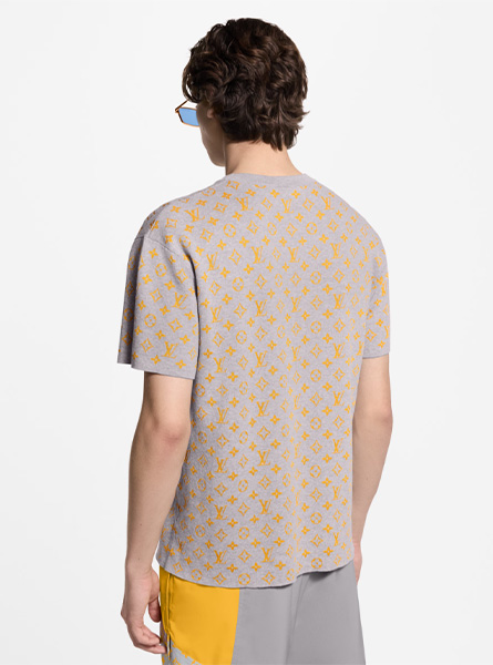 LV高仿男装 | 路易威登 A货服装  2025早秋LV新款 MONOGRAM 短袖圆领衫