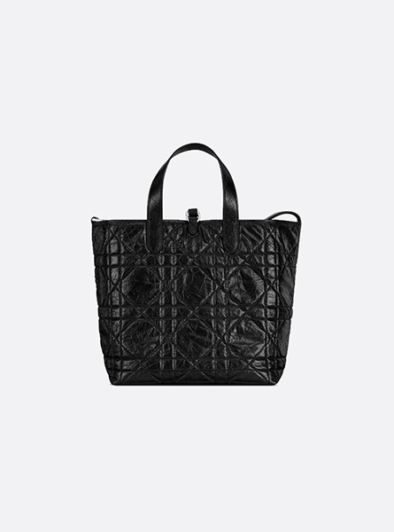 高仿DIOR包包 | A货迪奥女包 2025秋季DIOR新款 黑色中号 Dior Toujours 竖版手袋