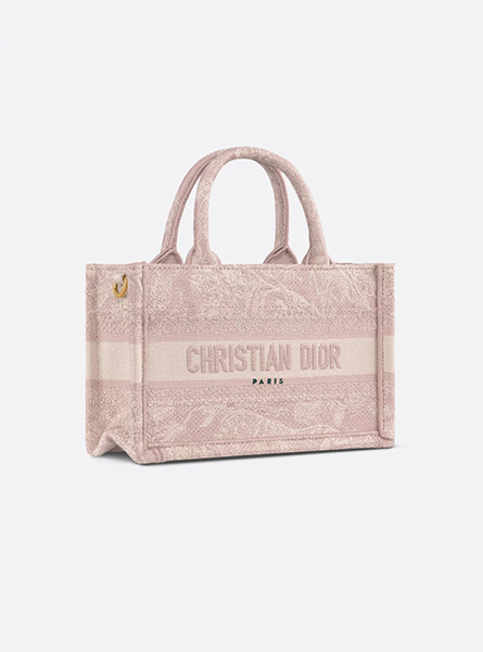 高仿DIOR包包 | A货迪奥女包 2025秋季DIOR新款 粉色迷你 Book Tote 手袋