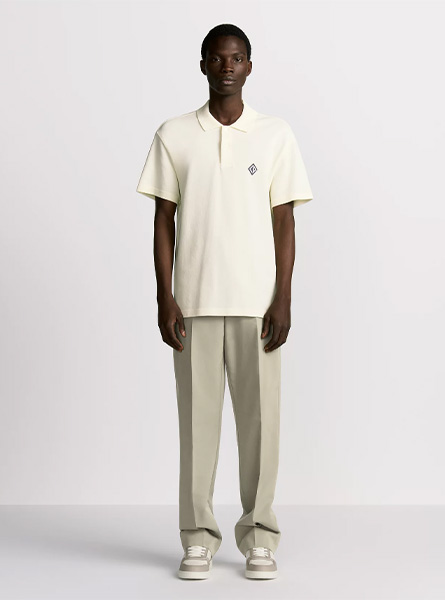 DIOR高仿男装 | 迪奥 A货服装  2025夏季DIOR新款 灰白色Polo 衫