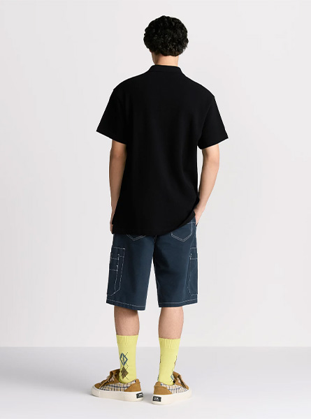 DIOR高仿男装 | 迪奥 A货服装  2025夏季DIOR新款 黑色Polo 衫