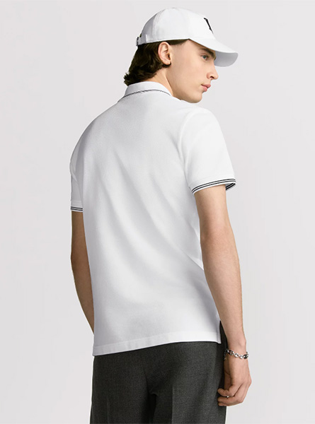 DIOR高仿男装 | 迪奥 A货服装  2025夏季DIOR新款 白色Polo 衫