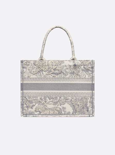 高仿DIOR包包 | A货迪奥女包 2025秋季DIOR新款 灰色中号 Book Tote 手袋