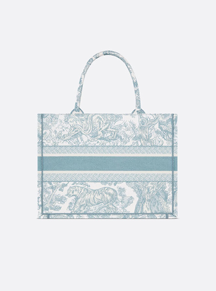 高仿DIOR包包 | A货迪奥女包 2025秋季DIOR新款 太空蓝中号 Book Tote 手袋
