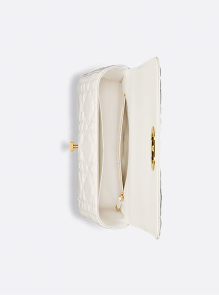 高仿DIOR包包 | A货迪奥女包 2025秋季DIOR新款 奶白色中号 Soft Dior Caro 手袋