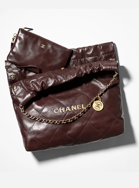 高仿CHANEL包包 | A货香奈儿女包 25高级手工坊系列新款 深棕色CHANEL 22 手袋