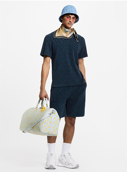 LV高仿男装 | 路易威登 A货服装  2025早秋LV新款 MONOGRAM 毛圈布 T 恤