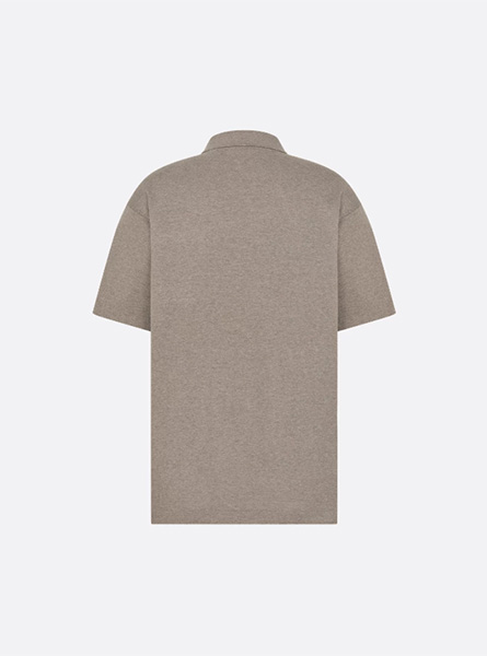 DIOR高仿男装 | 迪奥 A货服装  2025夏季DIOR新款 米色Dior Icons Polo 衫