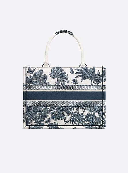 高仿DIOR包包 | A货迪奥女包 2025秋季DIOR新款 蓝色中号 Dioriviera Book Tote 手袋