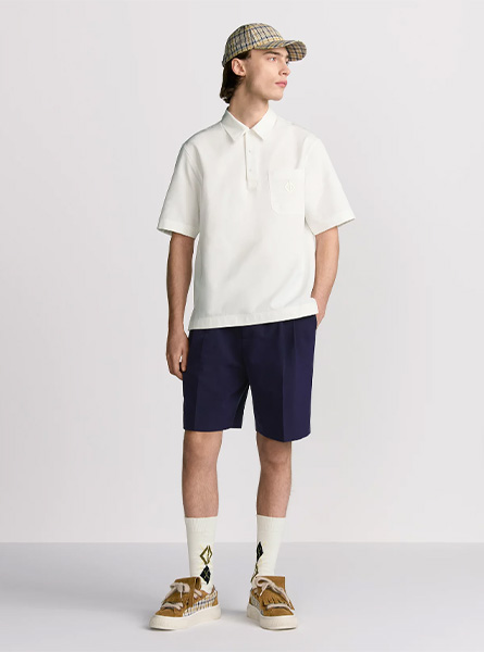 DIOR高仿男装 | 迪奥 A货服装  2025夏季DIOR新款 白色Polo 衫