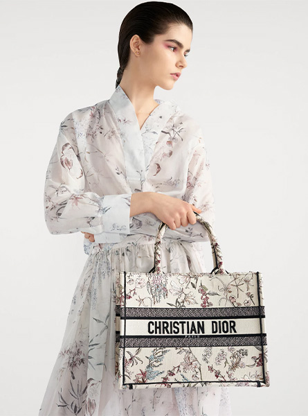 高仿DIOR包包 | A货迪奥女包 2025秋季DIOR新款 米色中号 Book Tote 手袋