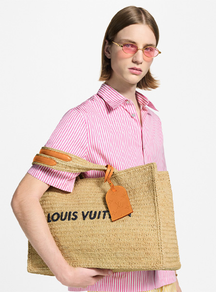 高仿LV包包 | A货路易威登男包 2025早秋LV新款 SUMMER SHOPPER TOTE 中号手袋